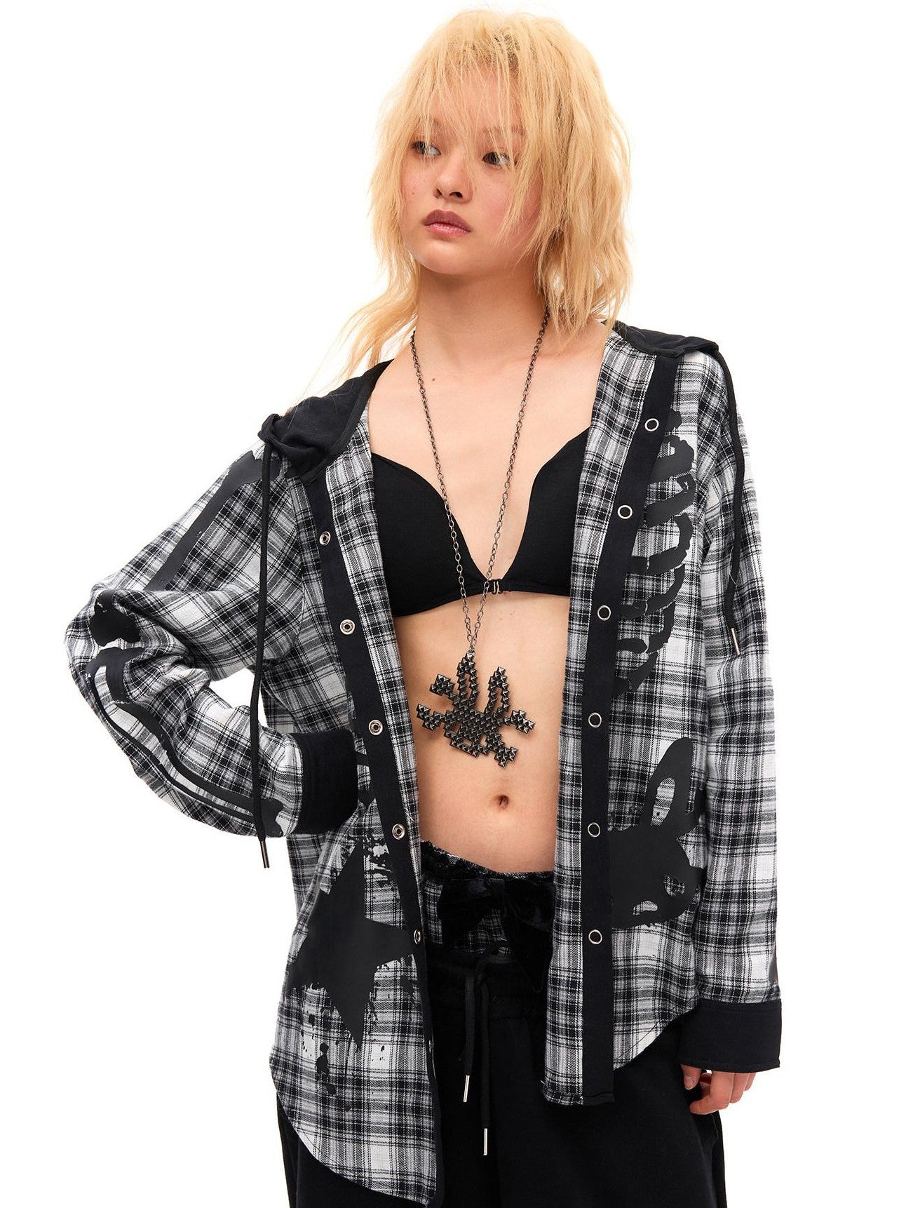 CFIERCE Studded Rabbit Skull Pendant Women&