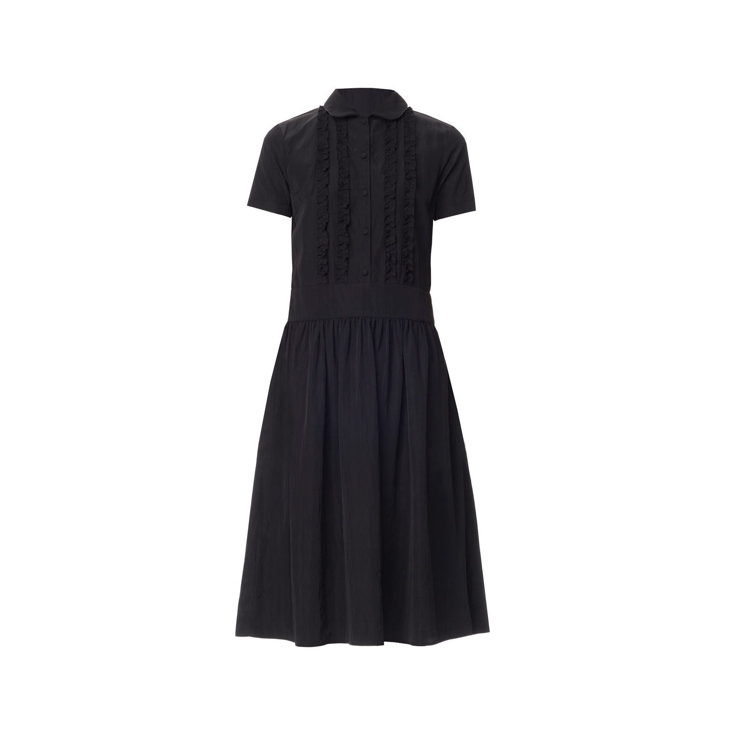 Northbutsouth_Ruffled_Shirt_Collar_Loose_Fit_Women&