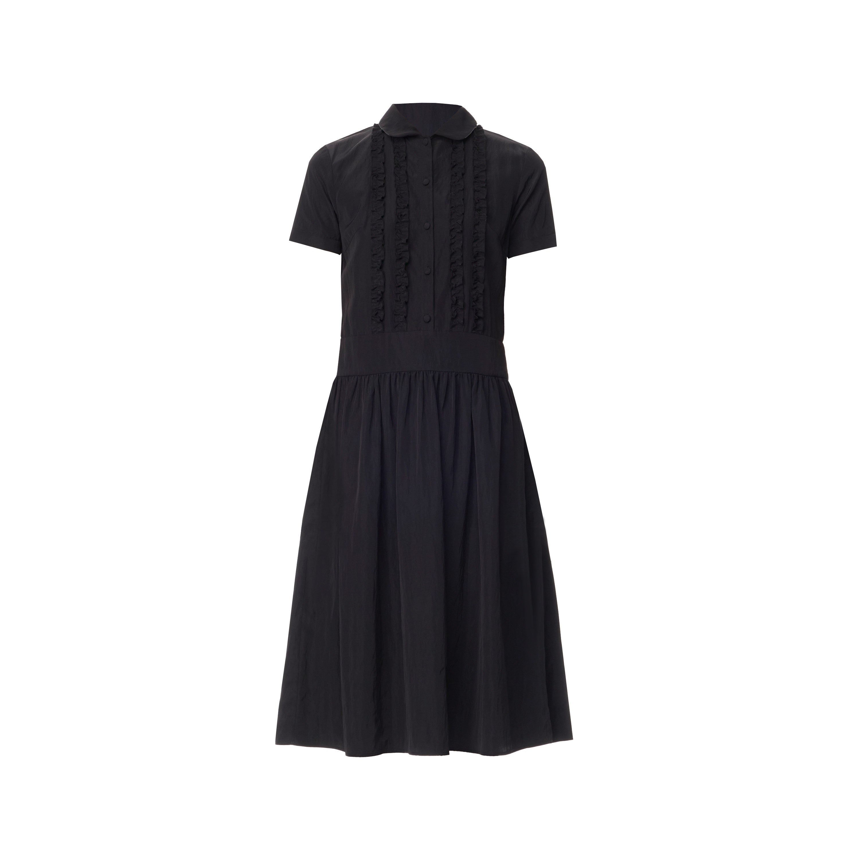 Northbutsouth_Ruffled_Shirt_Collar_Loose_Fit_Women&