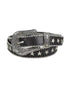 WSW WUSHENWU Punk Dark Pentagram Studded Belt With Metal Accessories