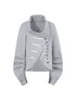 Pirate Style Batwing Sleeve Asymmetrical Cardigan Sweatshirt