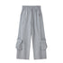DIDDI MODA Relaxed Cargo Jogger With Embroidered Grapes