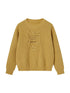 DIDDI MODA Elegant Tape Embroidered Letter Sweater