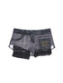 ARIADNAw Punk Asymmetrical Tie Waist Multi Function Low Rise Shorts