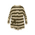 NO ROMANCE禁忌浪漫 Punk Grunge Striped Knit Batwing Sleeve Cover-Up Shirt