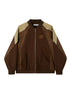 Wild Leopard Print Bow Embroidery Sporty Jacket