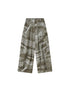 DIDDI MODA Bohemian Print Drawstring Wide Leg Pants