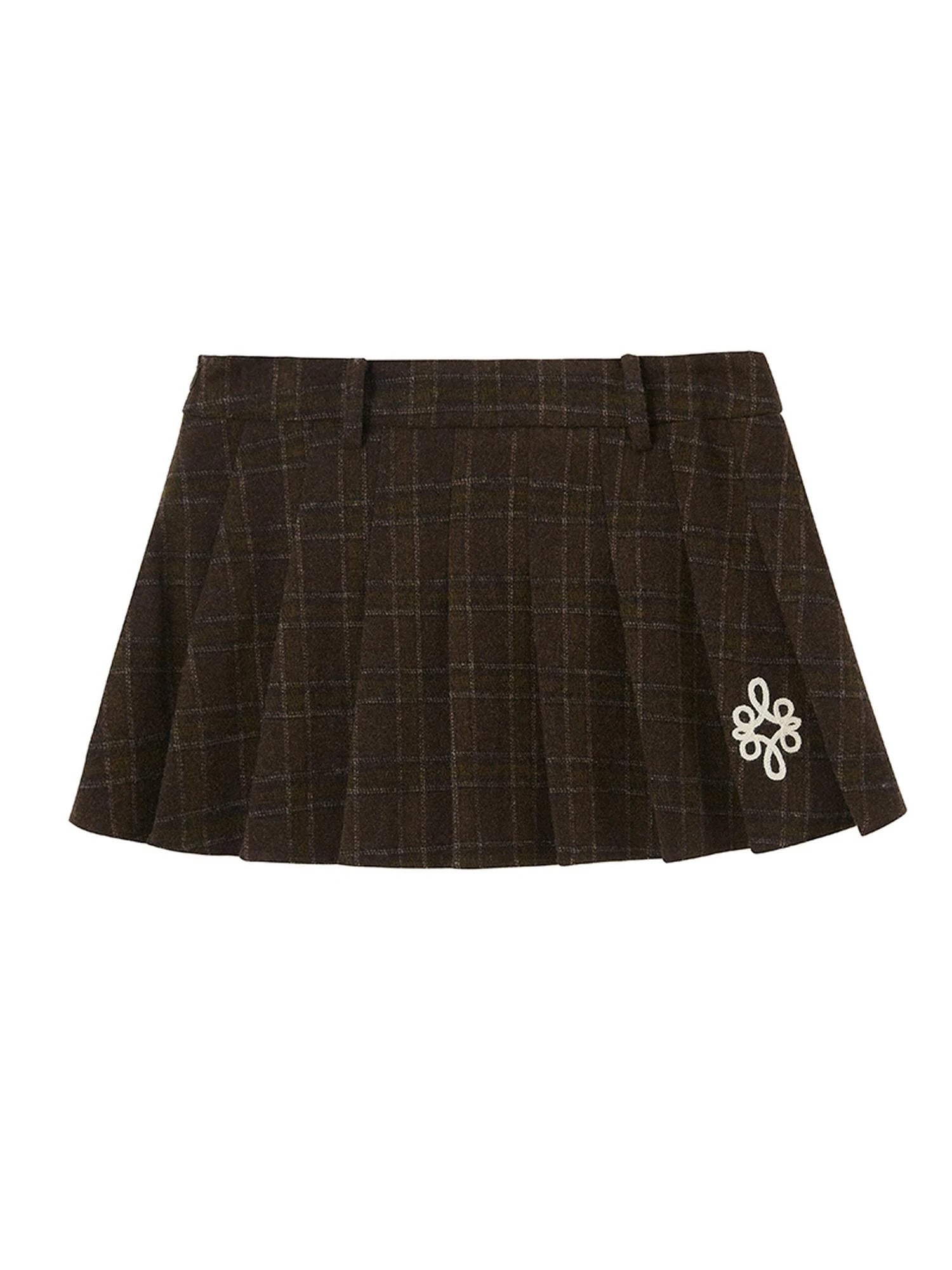 Vintage Leopard Knit Set Cardigan Skirt