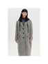 DIDDI MODA Detachable Hood Wool Blend Trench Coat