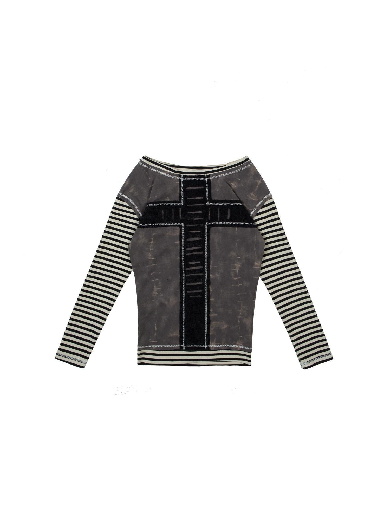 ARIADNAw Punk Revival Tencel Blend Cropped Knit Top