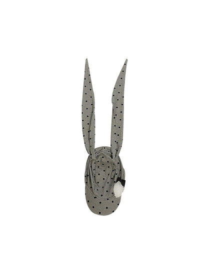 Ttsunami Polka Dot Floral Baseball Cap With Cute Ears Hat