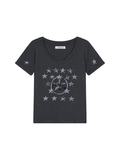 Achihara Slim Fit Short Sleeve T-Shirt For