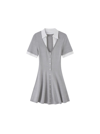 SweetChilling Summer Knit A-Line Sleeveless Dress
