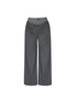 STRIKE A POSE Trendy Drop-Crotch Wide-Leg Pants With Double Waistband