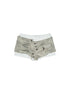 ARIADNAw Ariana Low Rise Contrast Shorts With Knit Socks Y2k Punk