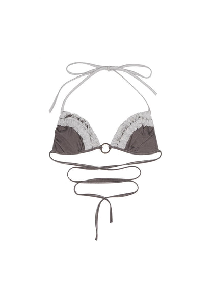 Punk Crinkle Bikini Y2k Summer Edge