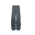 Doublepunch Low Mid Rise Loose Stacked Washed Cotton Pants