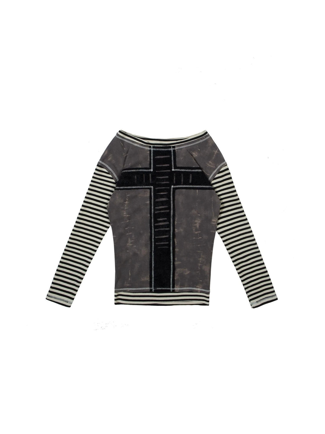 Punk Revival Tencel Blend Cropped Knit Top