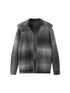 DIDDI MODA Gradient Knit Cardigan With Leather Ties