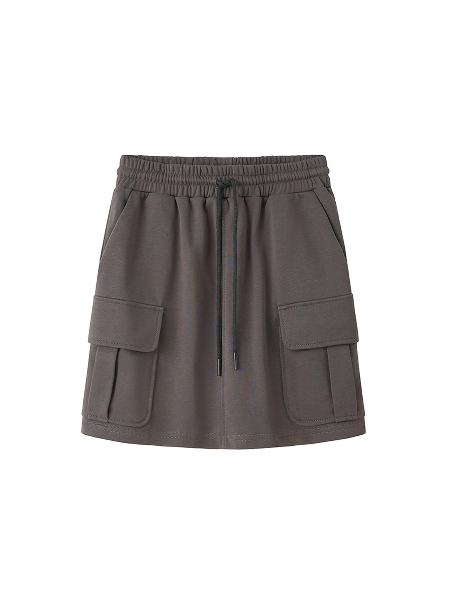 DIDDI MODA Retro Sporty Hoodie Skirt Set