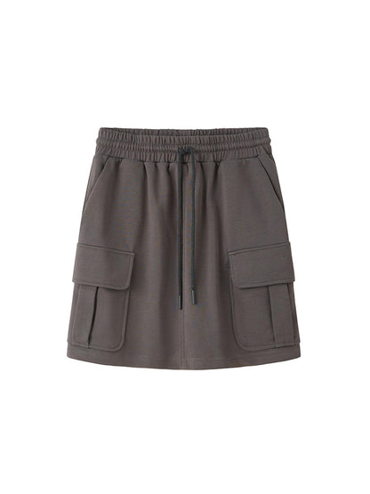 DIDDI MODA Retro Sporty Hoodie Skirt Set