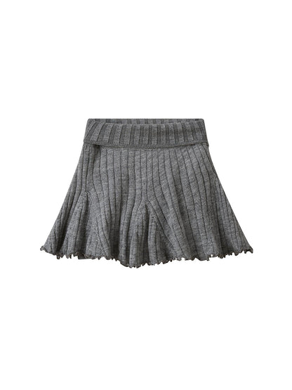 SweetChilling Wave Off Shoulder Sweater With Skirt 2-Piece Set Sweaters