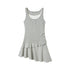 DIDDI MODA Polka Dot Mock Two Piece Sleeveless Bodycon Dress