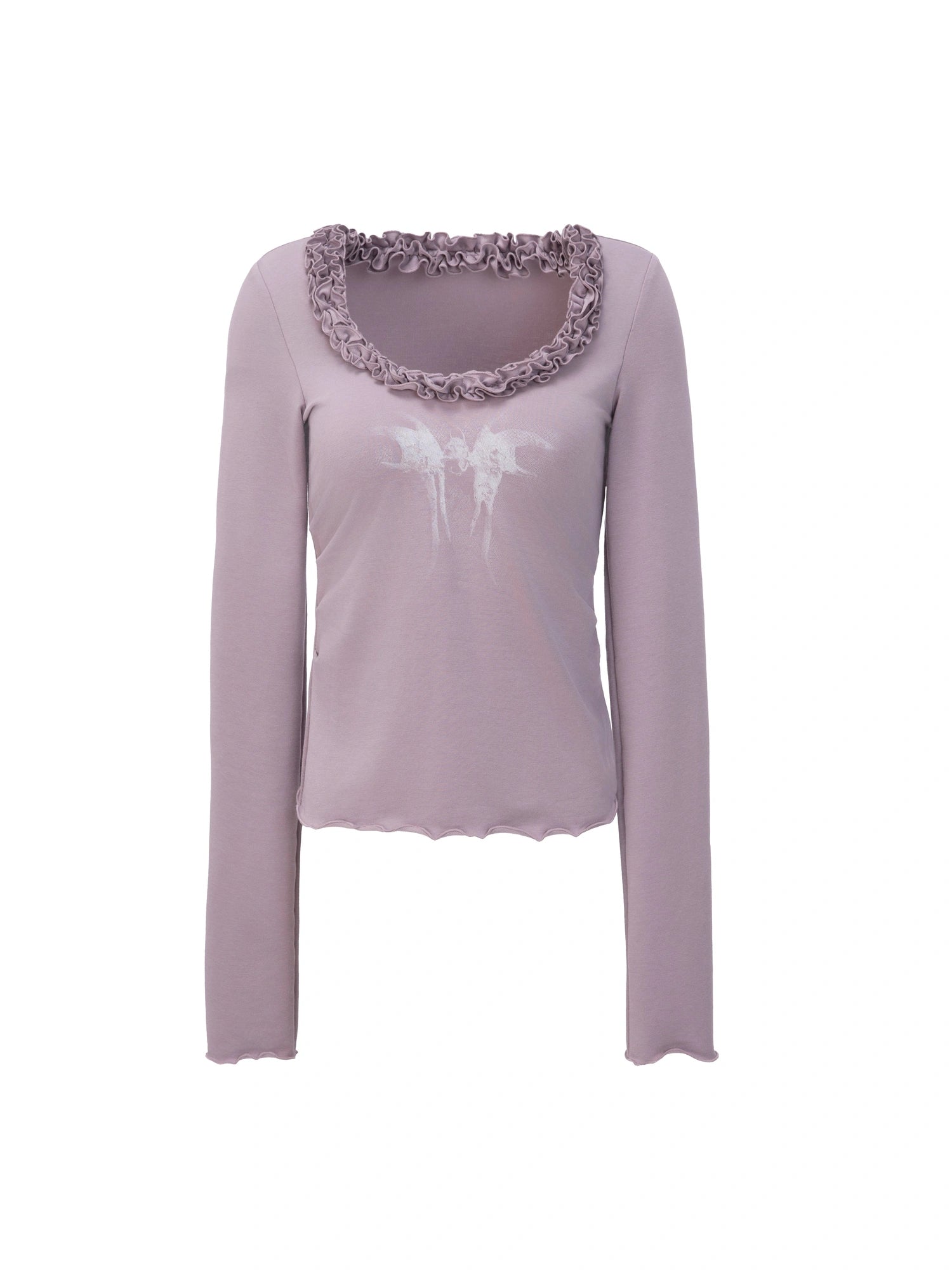 Vintage Floral Print Long Sleeve Blouse T-Shirt