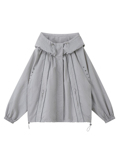 DIDDI MODA Sweet Crush Utility Lace Hoodie