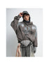 Peoplesense Vintage Washed Embroidered Hoodie Unisex Loose Fit Painterly Style