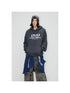 Peoplesense Unisex Cotton Hoodie With Hidden Zipper Silicone Print Relaxed Fit