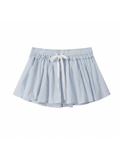 SweetChilling Vintage A-Line Skirt Set With High Waist Blouse Dresses