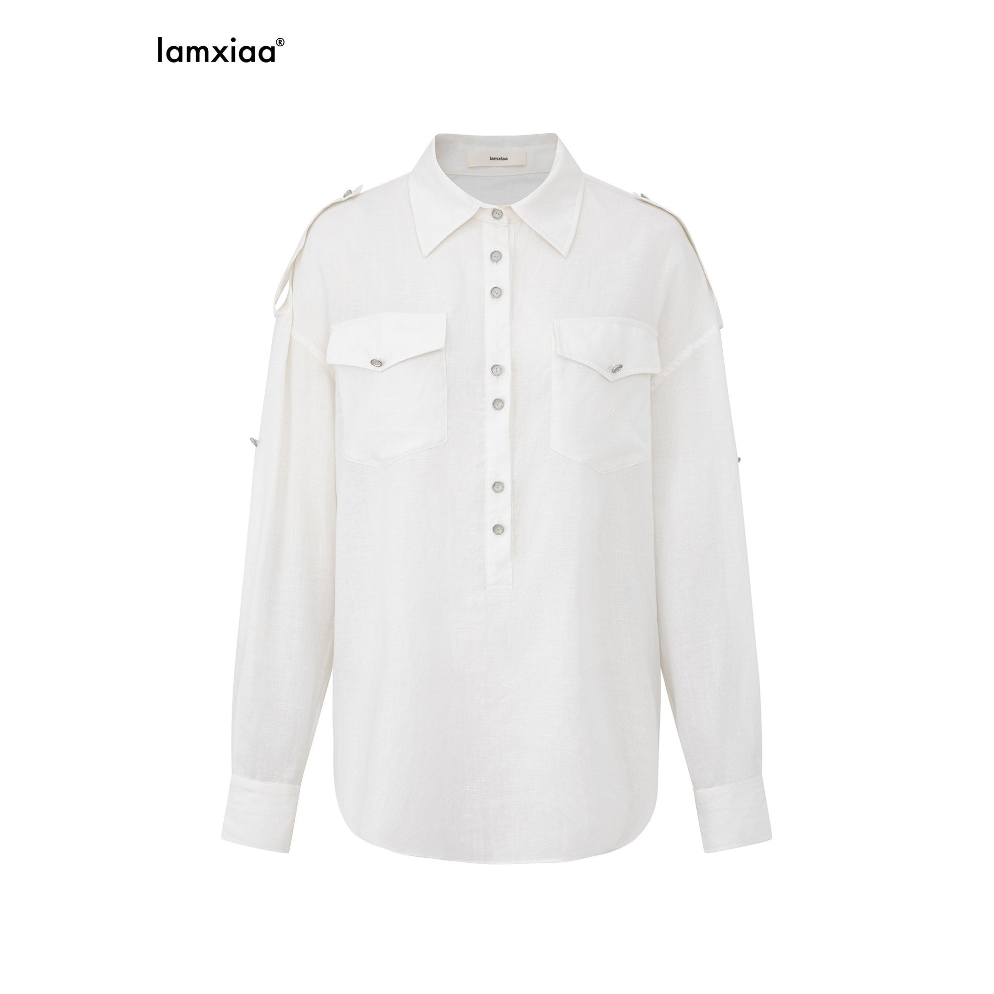 iamxiaa_Adjustable_Sleeve_Tabs_Back_Tie_Metal_Buttons_Women&