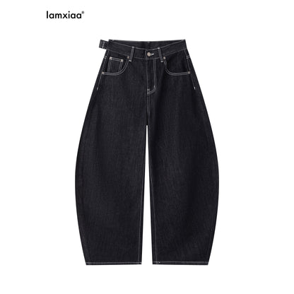 iamxiaa_Black_Contrast_Topstitch_Curved_Leg_Women&