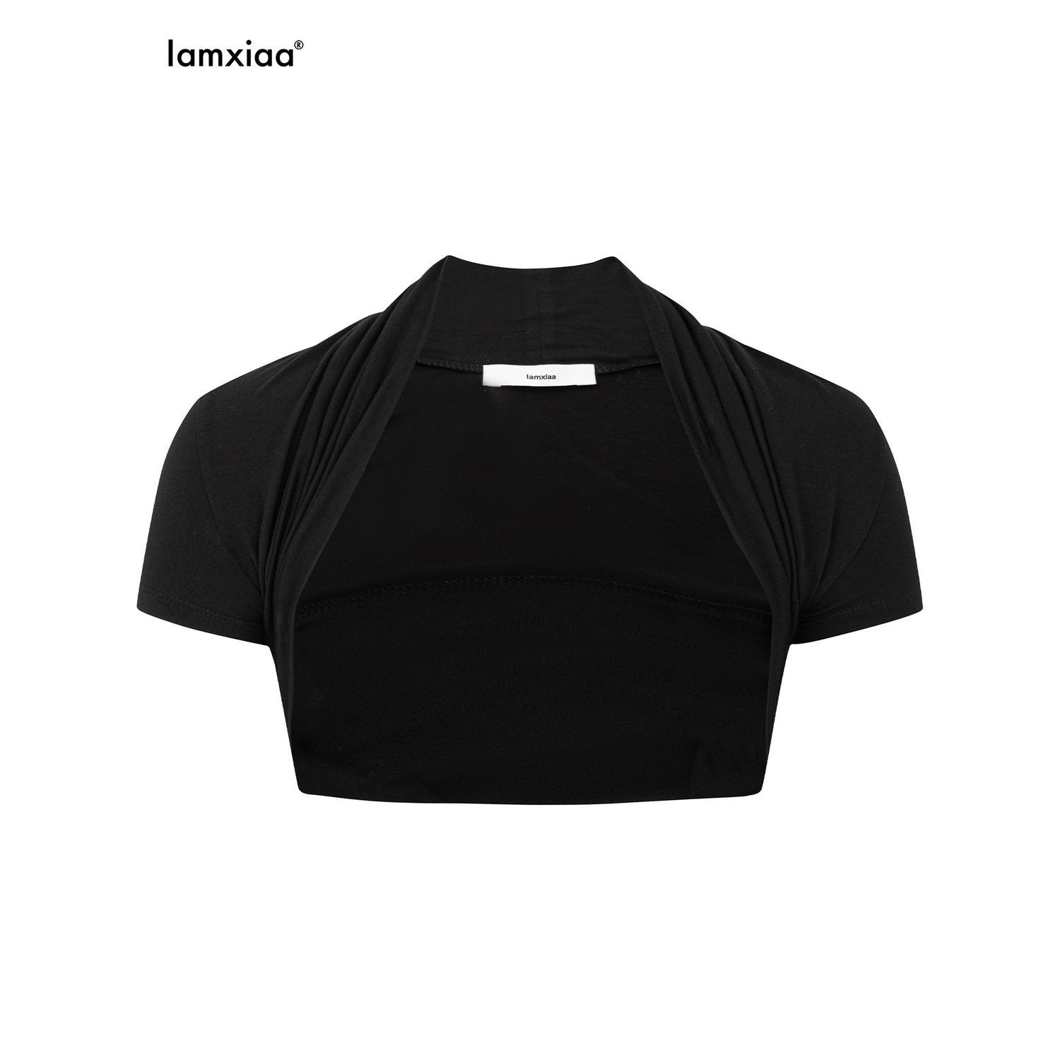 iamxiaa_Black_Diagonal_Natural_Pleated_Short_Slim_Women&