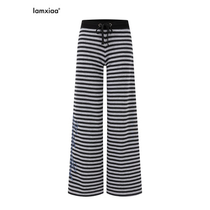 iamxiaa_Black_Grey_Striped_Sequin_Embroidered_Low_Rise_Women&