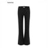 iamxiaa_Black_Stretch_Drape_Low_Waist_Slim_Micro_Flare_Women&
