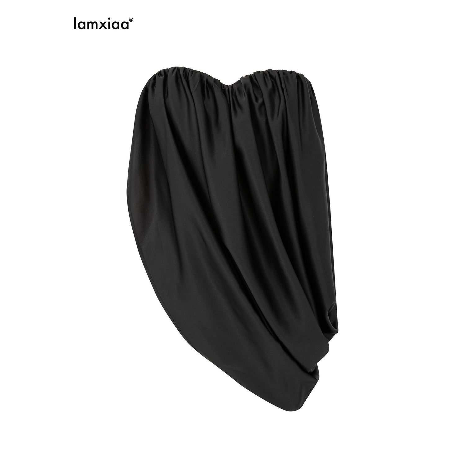 iamxiaa_Boned_Sweetheart_Asymmetrical_Pleat_Women&