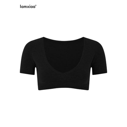 iamxiaa_Cropped_Sweetheart_Ribbed_Layered_Short_Sleeve_Women&