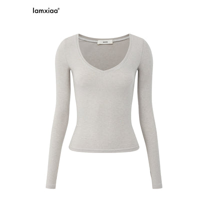 iamxiaa_Deep_Sweetheart_Neck_Thumbhole_Women&
