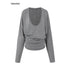 iamxiaa_Deep_U_Neck_Center_Seam_Batwing_Sleeve_Women&
