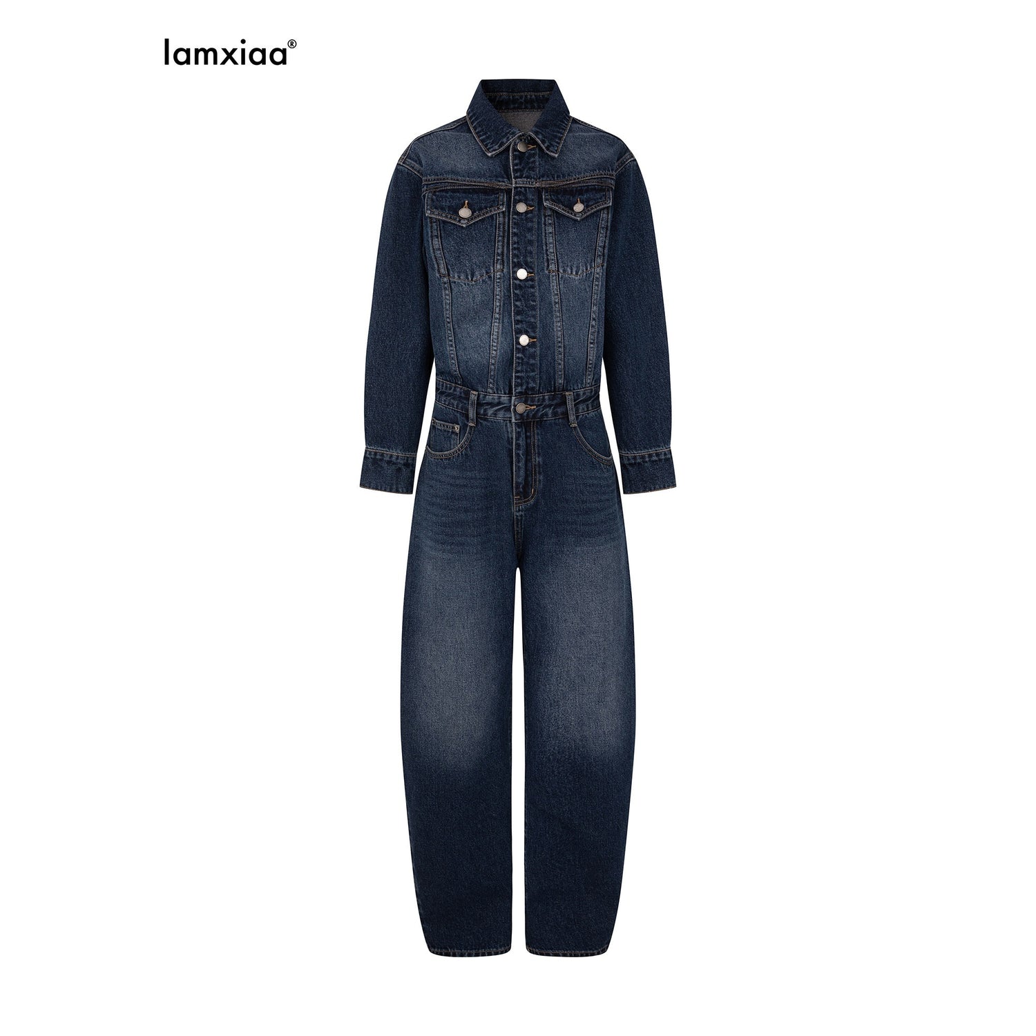 iamxiaa_Distressed_Washed_Turn_Collar_Retro_Women&