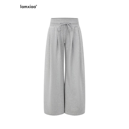 iamxiaa_Double_Pleated_Low_Rise_Drawstring_Wide_Waist_Women&