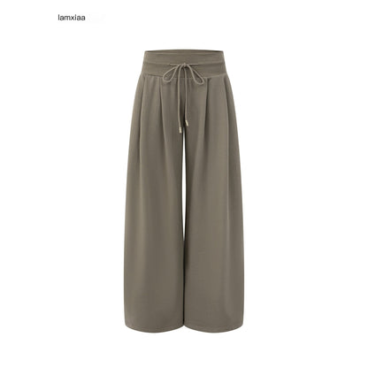 iamxiaa_Double_Pleated_Low_Rise_Drawstring_Wide_Waist_Women&