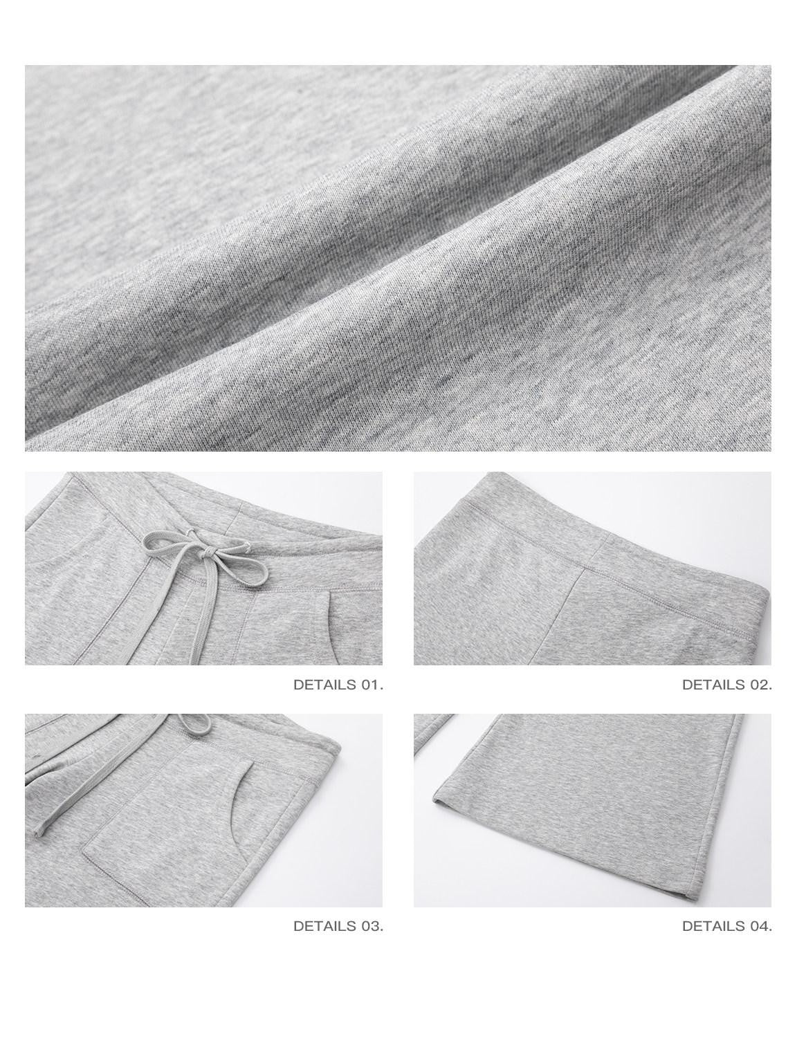 iamxiaa Drawstring Low Rise Patch Pockets Micro Flare Women&
