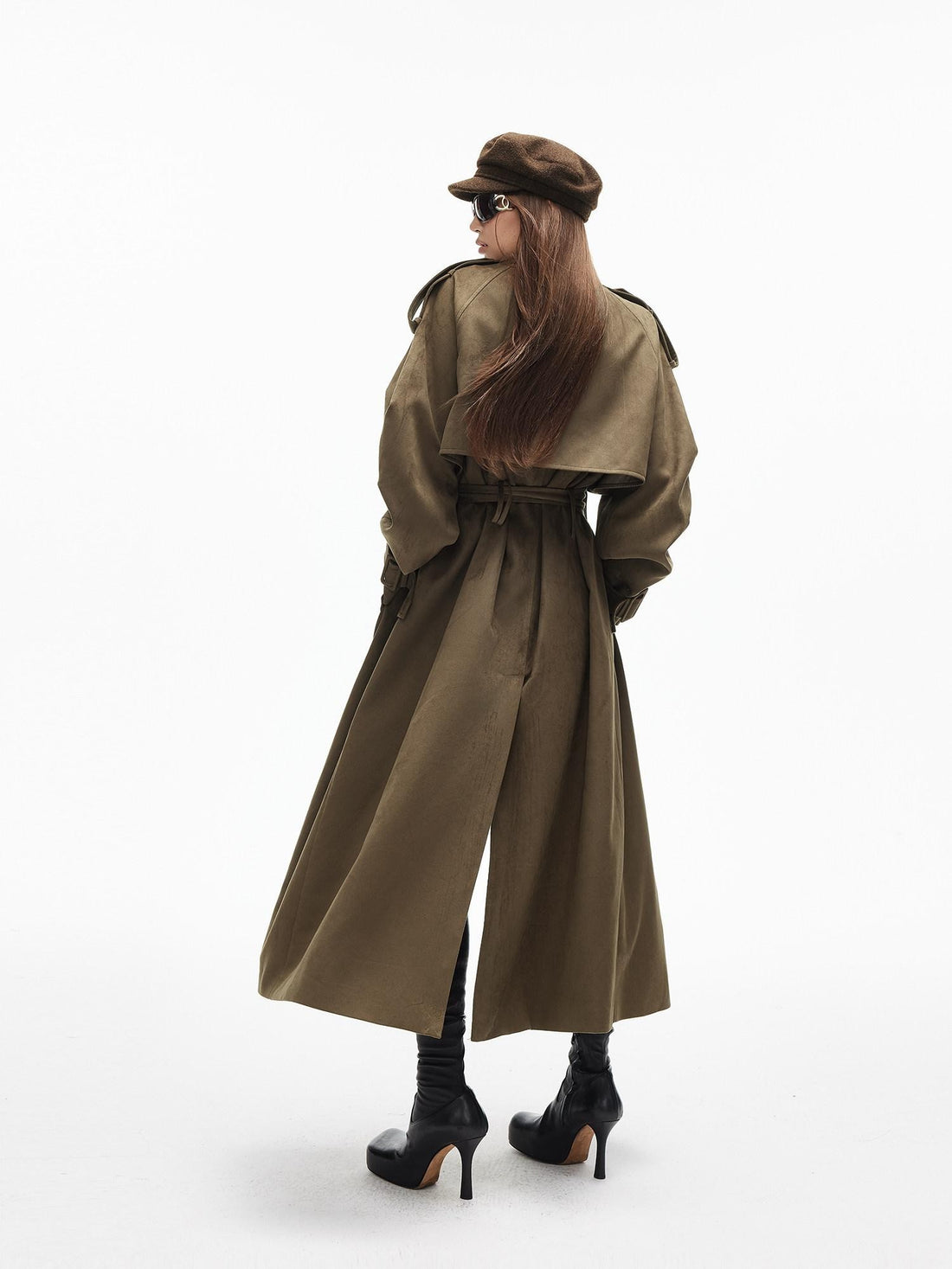 iamxiaa Extended Shoulder Tabs Puffed Sleeves Women&