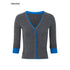 iamxiaa_Eye_Catching_Contrast_Trim_V-neck_Women&