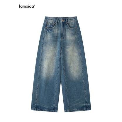 iamxiaa_Faded_Vintage_Washed_Blue_Adjustable_Back_Waist_Tab_Women&