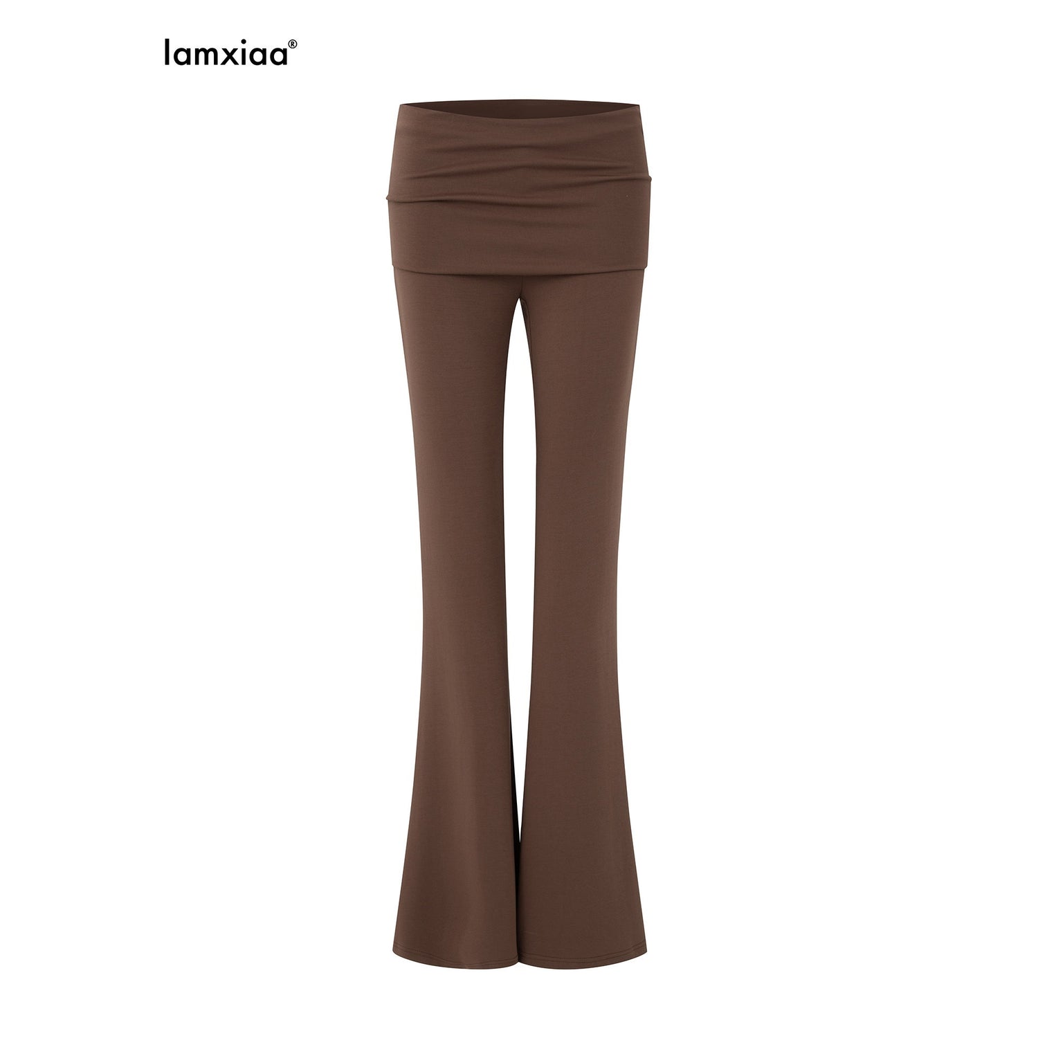 iamxiaa_Foldover_Waist_Low_Rise_Skirted_Slimming_Women&