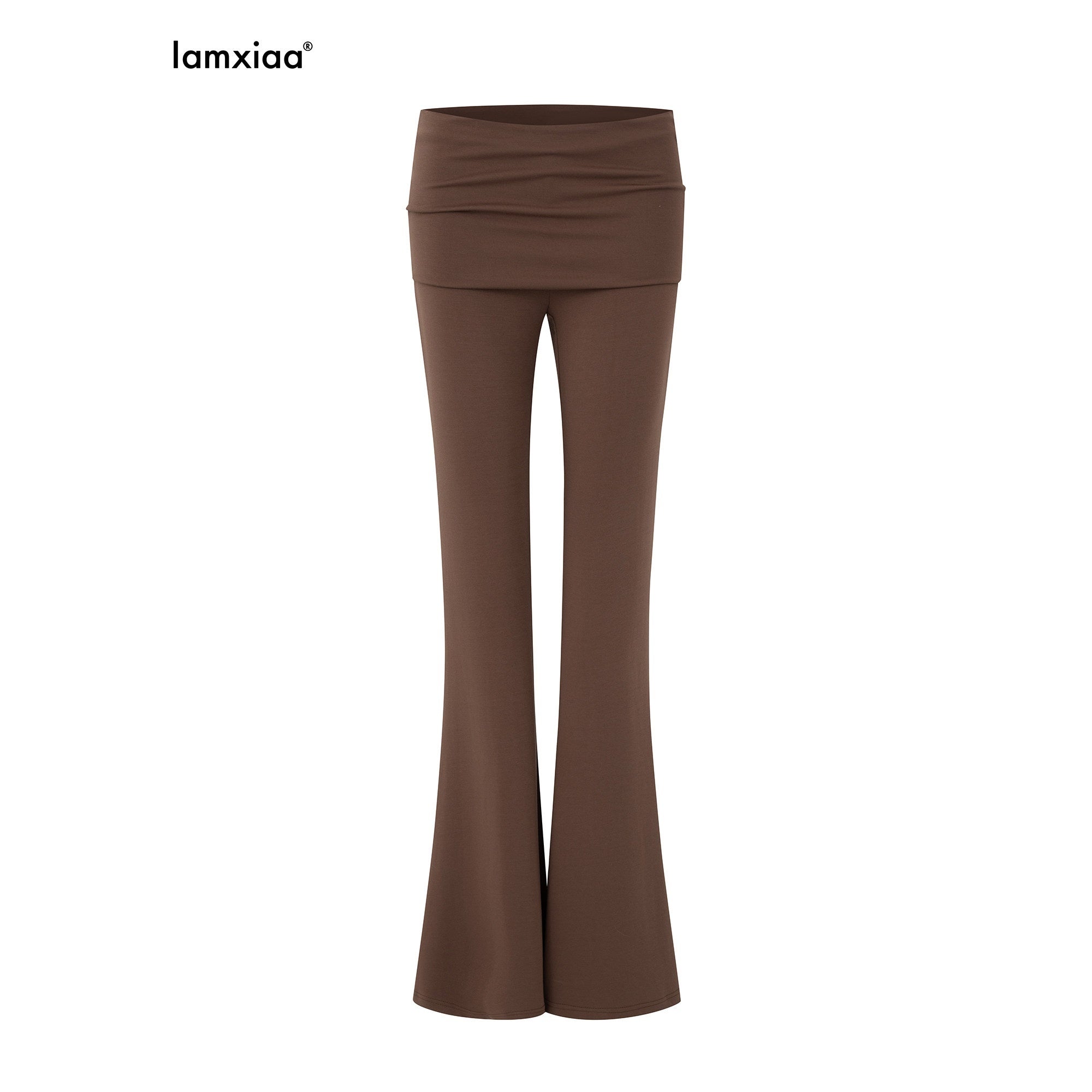 iamxiaa_Foldover_Waist_Low_Rise_Skirted_Slimming_Women&